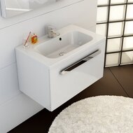 Умывальник RAVAK CHROME 600 (600х490х165) белый, с отверстием под смеситель и переливом