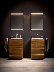 Зеркало Keuco Edition Lignatur 535х700 настенное, с подсветкой, сенсор, диммер 13397171000