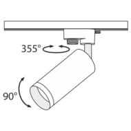 �������� ���������� Maytoni Focus (�����) TR004-1-GU10-B Unity GU10 10��, IP20, ������