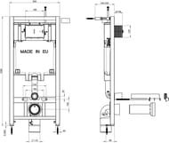 ����������� ��� ���������� ������� Jacob Delafon E29025-NF (1090�500�140) ���� 3/6�