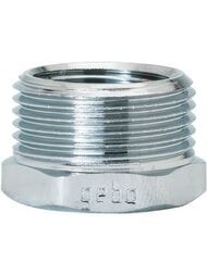 Футорка GEBO 3/4"НАРх1/2"ВН, латунный хромированный — миниатюра 1