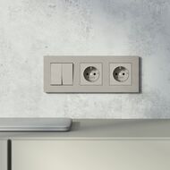 Рамка на 3 поста Werkel Slab (дымчатый софт) W0032917