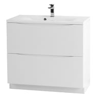 ����� ��� �������� BelBagno MARINO (1000�445�805) ���������, Bianco Lucido MARINO-1000-2C-PIA-BL-P