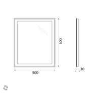 ������� BelBagno (500x30x600) � ���������� � ��������� ������������ SPC-GRT-500-600-LED-BTN