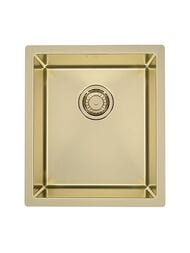 Мойка ALVEUS Monarch Quadrix 20 (390х450) монтаж универсальный, нерж. сталь 1мм, PVD золото 1103316 — миниатюра 1