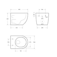 ������ ��������� BelBagno Ardente-C (360�520�365) ������������, ������ ������� BB3202CHR-MB