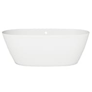 Ванна отдельностоящая Salini Sofia Light 1650х750 с переливом, Sense, иск. камень, белый 103711G