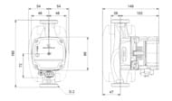 Насос циркуляционный GRUNDFOS ALPHA1 L 32-40 180 с гайками 99199613