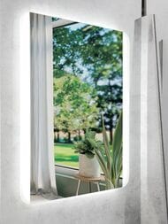 Зеркало Comforty Флокс-60 (600х800х30) LED подсветка, бесконтактный сенсор, антизапотев. 00-00014246