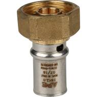 Переходник STOUT 3/4"х16 для металлопластиковых труб прессовой с накидной гайкой  SFP-0016-003416