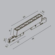 Трековый светильник Maytoni Points (Поинтс) TR193-1-5W3K-M-B Levity 3000К 5Вт 30°, IP20, черный