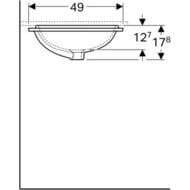 �������� Geberit VariForm (500�400) ������������, ��� ���. ��� ���������, � ��������� 500.764.01.2