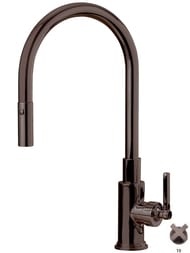 Смеситель для кухни Nicolazzi Moderno 3430TB однозахватный, с выдвижной лейкой, тосканская бронза
