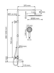 ������� ������� WasserKRAFT Sauer A188.263.207.PG Thermo ��������� ��� �����, ������ ������