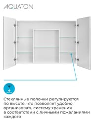 ���������� ���� AQUATON ������ 100 1A267302LH010 970x130x750 5 ���������� �������, �����