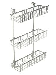 Migliore Complementi Полка-решетка большая тройная 40x15x60 см хром ML.COM-50.703.CR