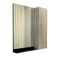 Зеркало-шкаф COMFORTY Бонн 75 (730х800х140) подвесной, дуб дымчатый 00-00008473