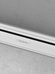 Hansgrohe RainDrain Flex Внешняя часть слива для душа 100см, цвет матовый белый 56046700