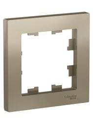 Рамка Systeme Electric ATLASDESIGN 1 пост шампань ATN000501