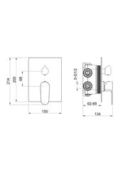 ��������� ��� �����/���� Aquatek ������ AQ1247BG ������������, 3 ������, �������������, ������ ����