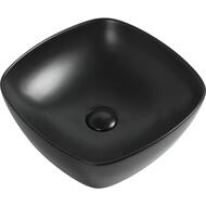 Раковина накладная Aquanet Trend-1-MB 400х140 без перелива и отв. под смес., черный 273684