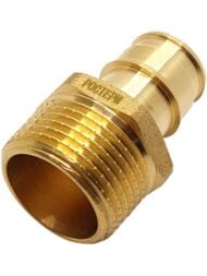 Соединитель РОСТЕРМ Лайт 20х3/4"Н, латунь (Q&E), L20COUP34EXT