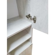 Шкаф-колонна COMFORTY Верона-35 (350х1600х320) подвесной, дуб белый00004137140
