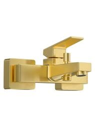 Настенный смеситель для ванны VitrA Minimax Square A4352025EXP однорычажный брашированное золото латунь
