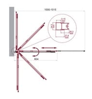 ������ �� ����� BELBAGNO LUCE-VF-11-100/145-C-Cr (1000-1015�1450) ������ �������./������� ����