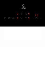 Электрическая варочная панель LEX EVH 6040 BL (590х520) 4 зоны нагрева, черная CHPE000055