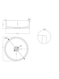 �������� SALINI Armonia 02 S-Sense (450�450�150) ���������, ���������, ����� 130112G