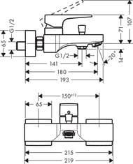 ��������� Hansgrohe Metropol 32540000 ��������� ��� �����, ������������, ����