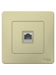 Розетка Systeme Electric BLANCA С/У компьютерная RJ45, кат.5E, БЕЖЕВЫЙ BLNIS045007