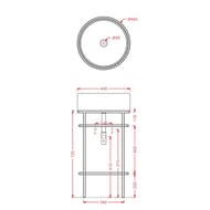���������� ArtCeram Vogue 440�440 ��� �������, ������, ����: emperador dark TFA011 92