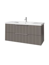 Тумба под раковину Caprigo RAIN 120 (1166х446х550) подвесная, 2 ящика, цвет Айрон 36516-SF025