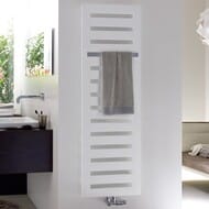 Полотенцесушитель стальной Zehnder Metropolitan MEP-120-040 (1225х400) водяной, цвет: белый