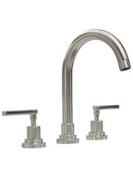 Смеситель для раковины Nicolazzi Mac Kinley 05 2208NKN29 на три отверстия, двухзахв., д/к, никель
