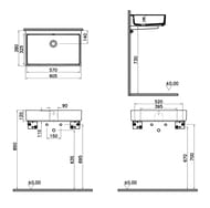 �������� ��������� Vitra ArchiPlan 7404B003-0012 600�380�120, �������,����������. ��������,�����