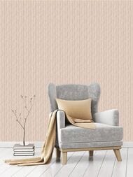 Обои флизелиновые Hygge III Dacha Hg21 002/1 (1,00х10,05) полосы, бежевые (рул.)