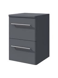 Тумба Caprigo Аккорд графит 320х470х334 подвесная, 2 ящика 2270-SF019