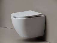 Унитаз подвесной Ceramicanova Мия (Mia) Торнадо 52 см сиденье микролифт крепления белый арт CN1805T — изображение 2