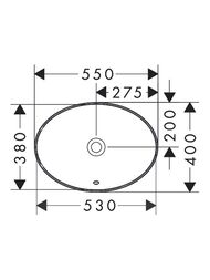 �������� Hansgrohe Xuniva D 500�400�175 ������������, ��� ��������� ��� ���������, ����� 60156450