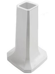 Пьедестал для раковины Globo Paestum 640х340х340 цвет: белый PA005BI