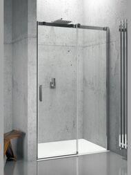 Дверь душевая в нишу RIHO OCEAN G006001120 (1000х1950) профиль хром/стекло прозрачное 8мм