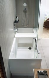 ����� � ������� ������������ Duravit Shower+Bath 1700�750�2100 � ���� ������, ���������� ������ 700404000000000
