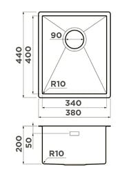����� Omoikiri TAKI 38-U/IF-IN (380�440�200) ����������� ������, ����������� ����� 4973043