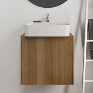 Тумба под раковину Ideal Standard CONCA (600x373x550) 2 ящика, тем орех, столешниц.с вырезом T3934Y5 — изображение 2