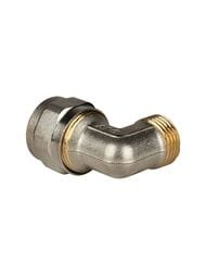Уголок STOUT 20х1/2"Н обжимной, для металлопластиковых труб, SFS-0006-001220