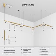 ���������� ��������� ��������� Elektrostandard Brass Line 85227/00 a072146, ������