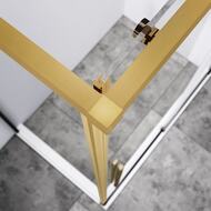 Душевой уголок Vincea Slim-N 1400x2000x800 VSR-4SN8014CLG прямоугольная брашированное золото — миниатюра 3